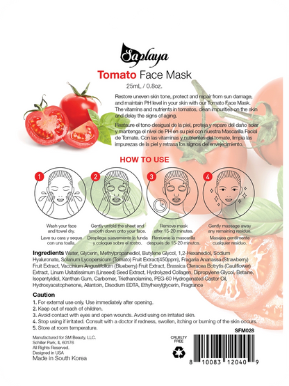Saplaya  k-beauty natural formula sheet mask face mask - 14 types